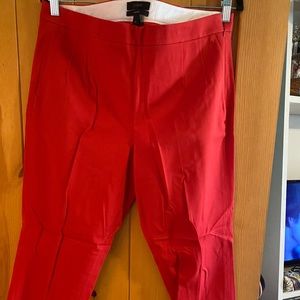 Red JCrew Martie Pants